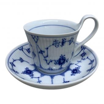 ROYAL COPENHAGEN (ロイヤル・コペンハーゲン) カップ&ソーサー 096/097 ブルーフルーテッド・プレイン ハイハンドル