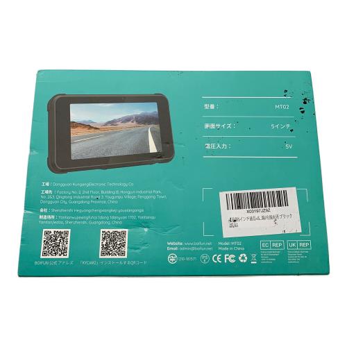 boifun バイク用ドライブレコーダー MT02 外箱ヨゴレ有