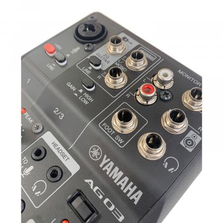YAMAHA (ヤマハ) ライブストリーミングミキサー AG03MK2｜トレファクONLINE