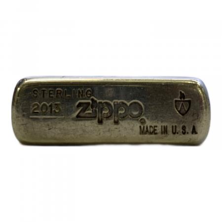 ZIPPO (ジッポ) ライター アーマー 2013年製 スターリングシルバー 
