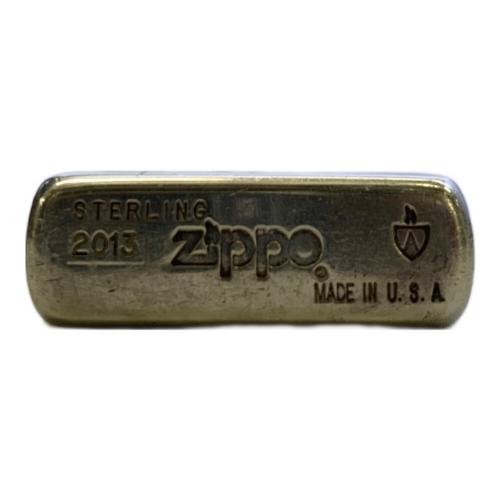 ZIPPO (ジッポ) ライター アーマー 2013年製 スターリングシルバー