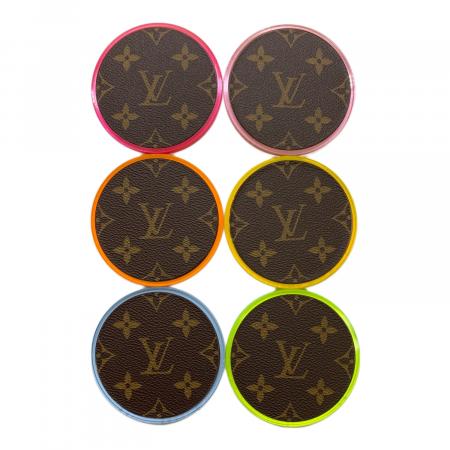 LOUIS VUITTON (ルイ ヴィトン) コースター GI0489 モノグラム 6P