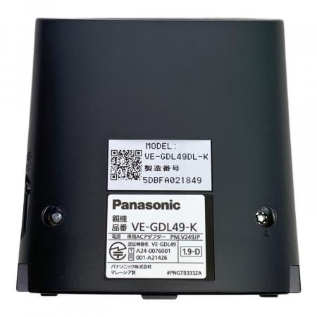 Panasonic (パナソニック) コードレス電話機 VE-GDL49DL-K｜トレファク 