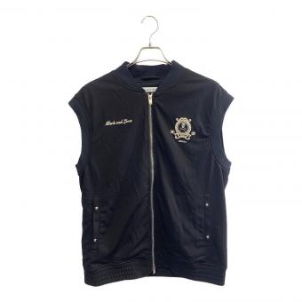 MARK&LONA (マークアンドロナ) Prince Stud Zip Vest MLM-3A-AD05 メンズ SIZE 50 ブラック