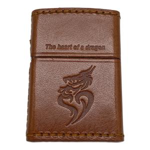 ZIPPO 2006年USA製 Heart of Dragon レザー