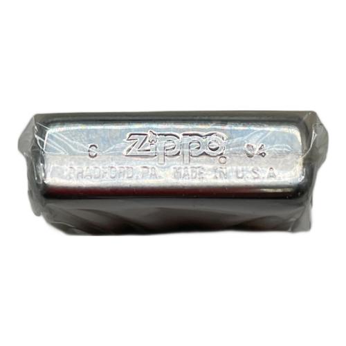 ZIPPO 2004年USA製 銀仕上げ シェルクロス 貝