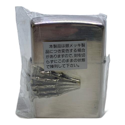 ZIPPO 2005年USA製 Victim of Skull 銀メッキ シリアル入り