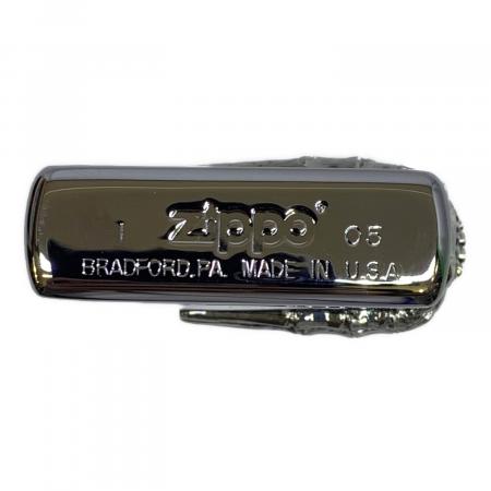 ZIPPO 2005年USA製 Victim of Skull 銀メッキ シリアル入り