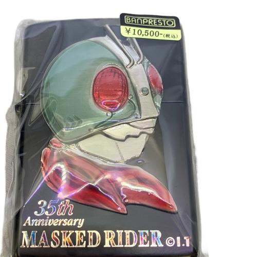 ZIPPO 2006年USA製 仮面ライダー 1号 35周年 ブラックボディ