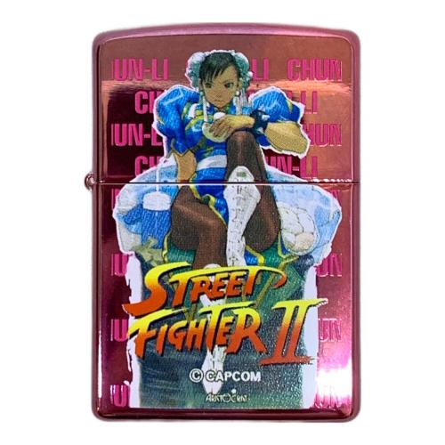 ZIPPO 2005年USA製 STREET FIGHTER 2 春麗 ピンクメッキ仕上