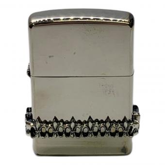 ZIPPO 2005年USA製 ラウンドメタル 保管ヨゴレ有 NEW VERSION BY PENGUIN