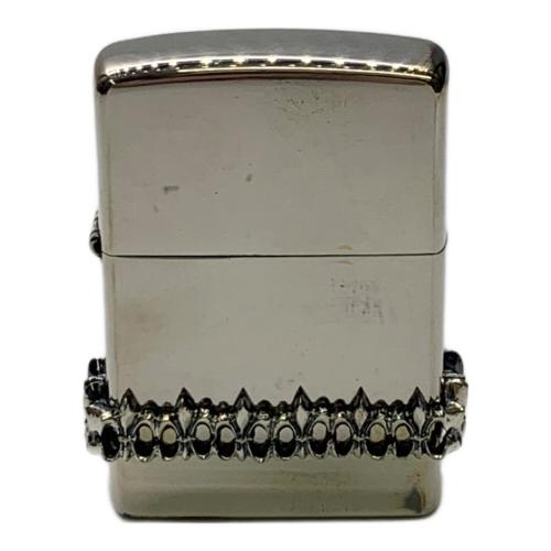 ZIPPO 2005年USA製 ラウンドメタル 保管ヨゴレ有 NEW VERSION BY PENGUIN