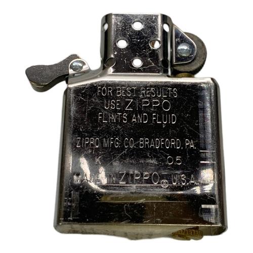 ZIPPO 2005年USA製 ラウンドメタル 保管ヨゴレ有 NEW VERSION BY PENGUIN