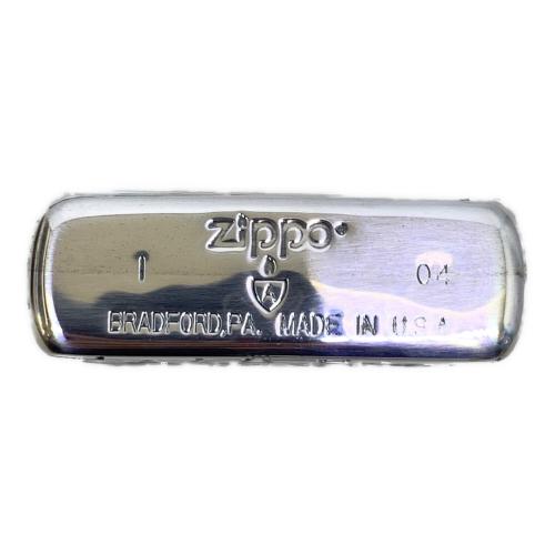 ZIPPO (ジッポ) ZIPPO 2004年製 龍刻印 USA製 プラチナ箔張り