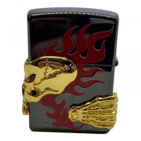 ZIPPO (ジッポ) ZIPPO 2005年製 NO.0248 ゴールド×レッド スカル