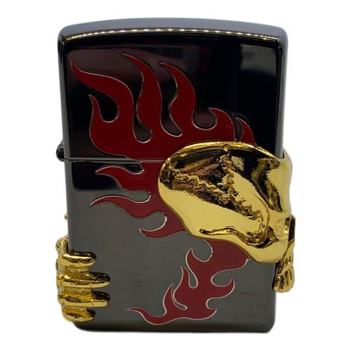 ZIPPO (ジッポ) ZIPPO 2005年製 NO.0248 ゴールド×レッド スカル