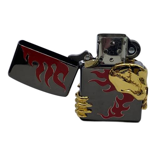 ZIPPO (ジッポ) ZIPPO 2005年製 NO.0248 ゴールド×レッド スカル