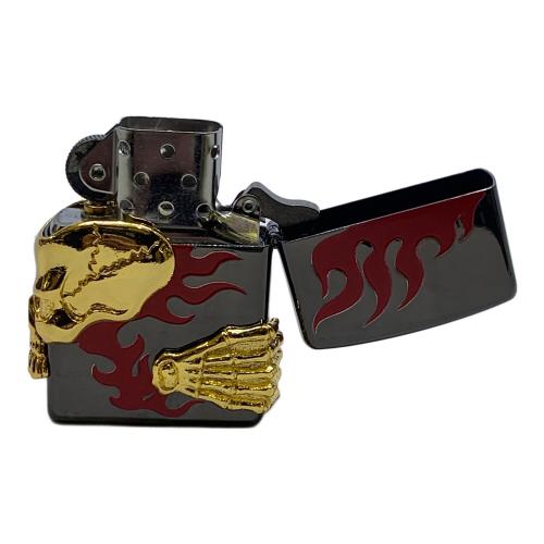 ZIPPO (ジッポ) ZIPPO 2005年製 NO.0248 ゴールド×レッド スカル