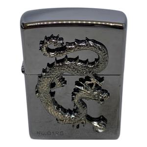 ZIPPO (ジッポ) ZIPPO 2005年製 0125 クリアスワロフスキー 龍モチーフ