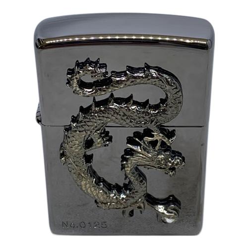 ZIPPO (ジッポ) ZIPPO 2005年製 0125 クリアスワロフスキー 龍モチーフ