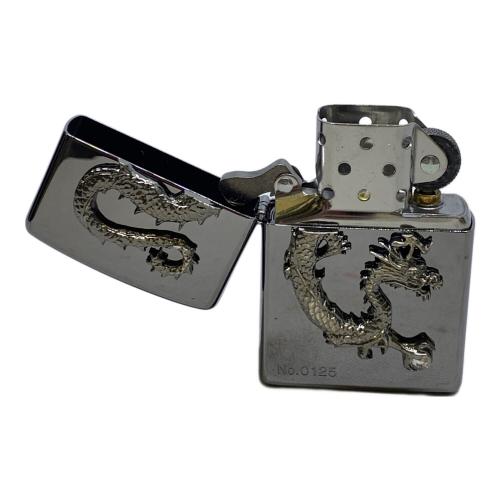 ZIPPO (ジッポ) ZIPPO 2005年製 0125 クリアスワロフスキー 龍モチーフ