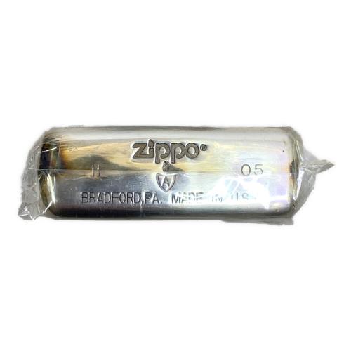 ZIPPO 2005年USA製 両面デザイン 三次元立体エッチング Heavy Wall Armor Case Ｎo.2058