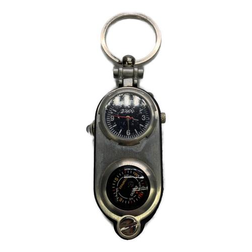 ZIPPO (ジッポ) ZIPPO 2002年製 TIME FLASH 専用ケース・コンパス付き