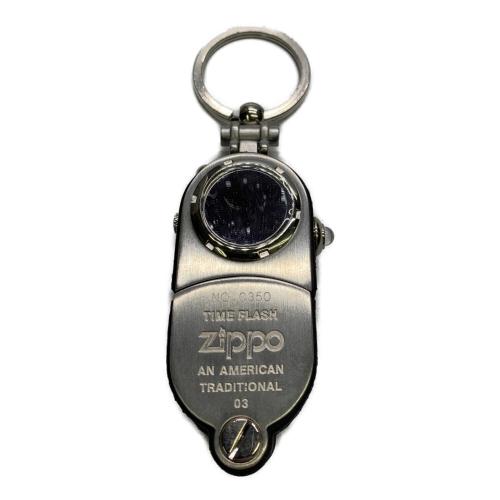 ZIPPO (ジッポ) ZIPPO 2002年製 TIME FLASH 専用ケース・コンパス付き