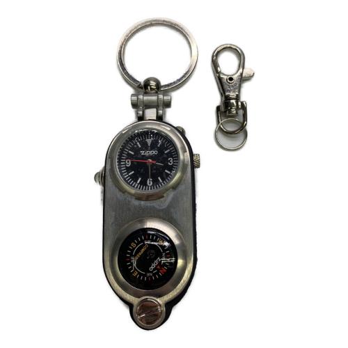 ZIPPO (ジッポ) ZIPPO 2002年製 TIME FLASH 専用ケース・コンパス付き