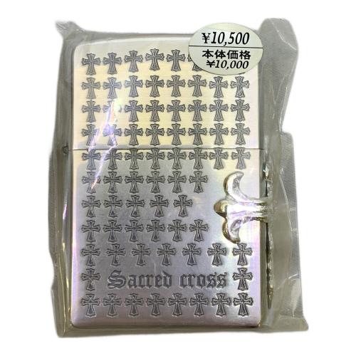 ZIPPO (ジッポ) ZIPPO 2006年製 純銀仕上げ サイドクロスメタル