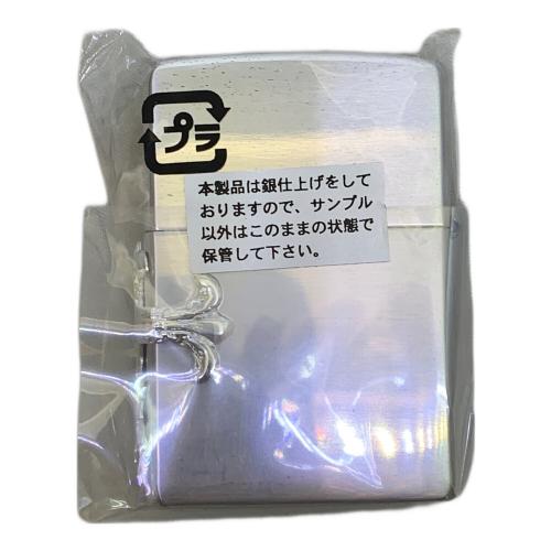 ZIPPO (ジッポ) ZIPPO 2006年製 純銀仕上げ サイドクロスメタル