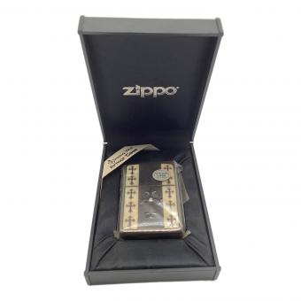 ZIPPO (ジッポ) ZIPPO 2004年製 アーマーケース 十字架 シェルデザイン