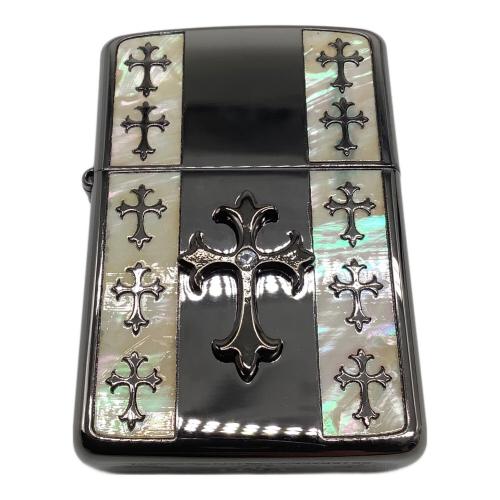 ZIPPO (ジッポ) ZIPPO 2004年製 アーマーケース 十字架 シェルデザイン