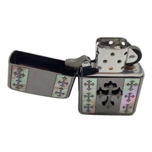 ZIPPO (ジッポ) ZIPPO 2004年製 アーマーケース 十字架 シェルデザイン