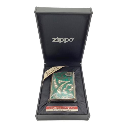 ZIPPO (ジッポ) ZIPPO 2005年製 アーマケース リミテッドエディション ナンバーグリーン