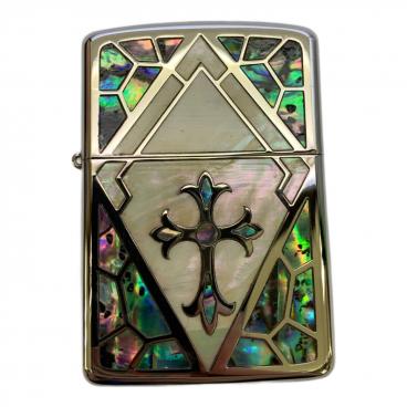 ZIPPO 2005年USA製 両面デザイン 三次元立体エッチング Heavy Wall