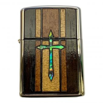 ZIPPO (ジッポ) オイルライター 2005年製 アーマーケース 十字架