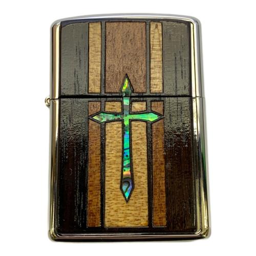 ZIPPO (ジッポ) オイルライター 2005年製 アーマーケース 十字架