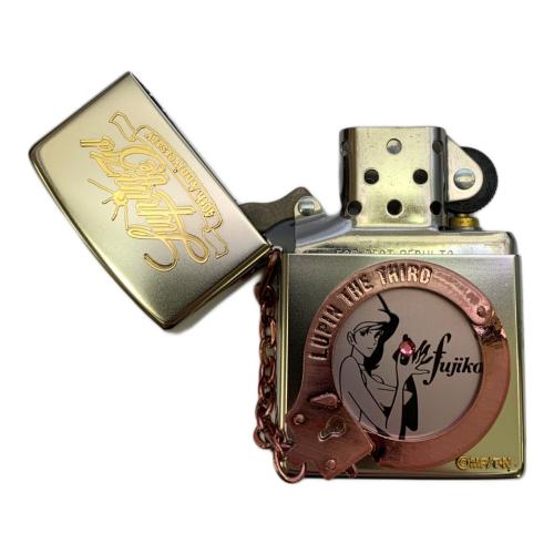 2007年 未使用 ルパン三世 zippo 40周年ジッポー　不二子　ルパン ZIPPO (ジッポ) オイルライター 2007年製 40周年記念 ルパン3世 ピンク