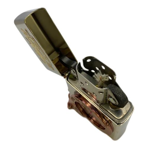 ZIPPO (ジッポ) オイルライター 2007年製 40周年記念 ルパン3世 ピンク×シルバー 峰不二子