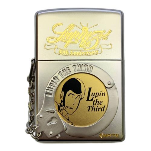 ZIPPO (ジッポ) オイルライター 2007年製 40周年記念 ルパン シルバー×ゴールド