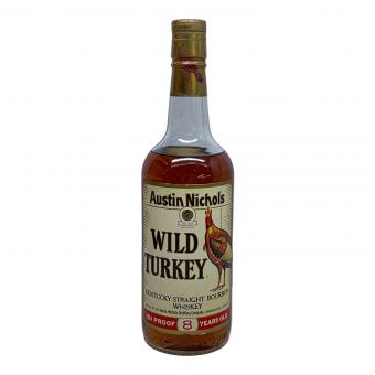 ワイルドターキー (WILD TURKEY) ウィスキー 8 Years 101 Proof ※年数経過品の為、キャップ内部の状態に関しては現状品となります。 750ml