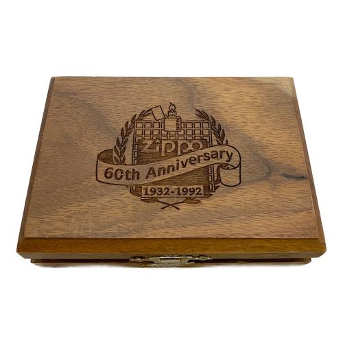 ZIPPO (ジッポ) オイルライター 1992年 60TH Anniversary 木箱
