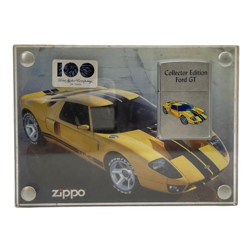 ZIPPO (ジッポ) オイルライター 2002年製 Collector Edition Ford GT  100周年記念 ケース付