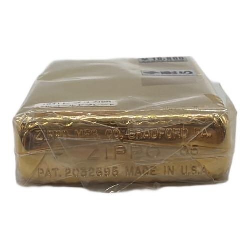 ZIPPO (ジッポ) オイルライター 2005年製 手彫り 1941レプリカ 24Kゴールドプレート 092/150
