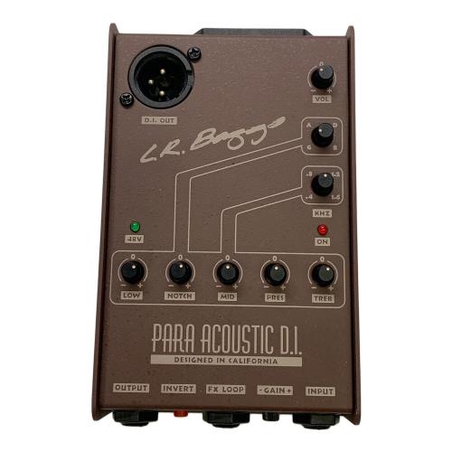 L.R.Baggs (エルアールバックス) エフェクター Para Acoustic D.I. アコギ用ダイレクトボックス