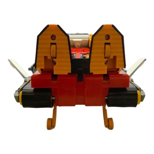 TAKARA (タカラ) 勇者特急マイトガイン 4段変形轟龍 レトロホビー パーツシール未使用・箱ダメージ大・電池内部サビ有 @