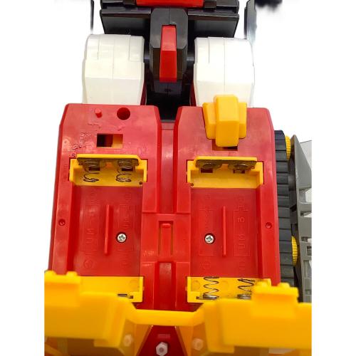 TAKARA (タカラ) 勇者特急マイトガイン 4段変形轟龍 レトロホビー パーツシール未使用・箱ダメージ大・電池内部サビ有 @