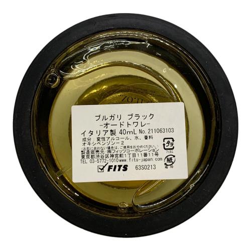 BVLGARI (ブルガリ) オードトワレ 40ml 残量80%-99% ブラック