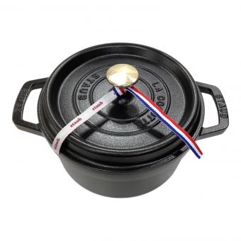 Staub (ストウブ) 両手鍋 20cm ブラック ピコ・ココット ラウンド